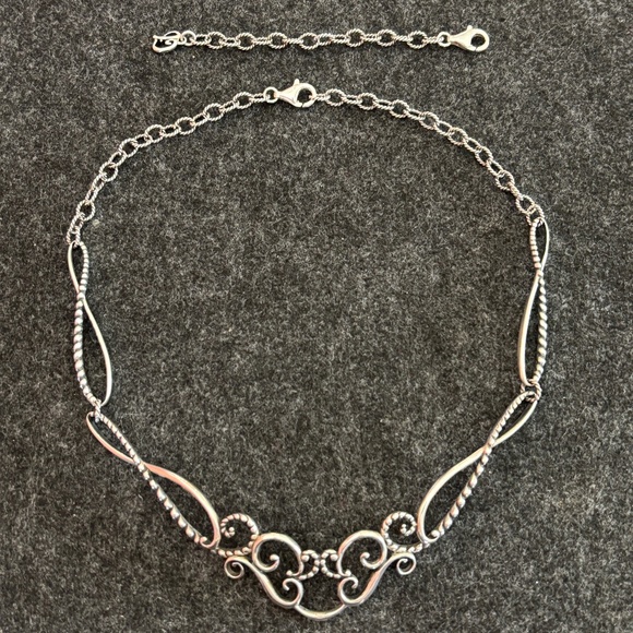 Carolyn Pollack sterling silver cable necklace - Picture 1 of 4